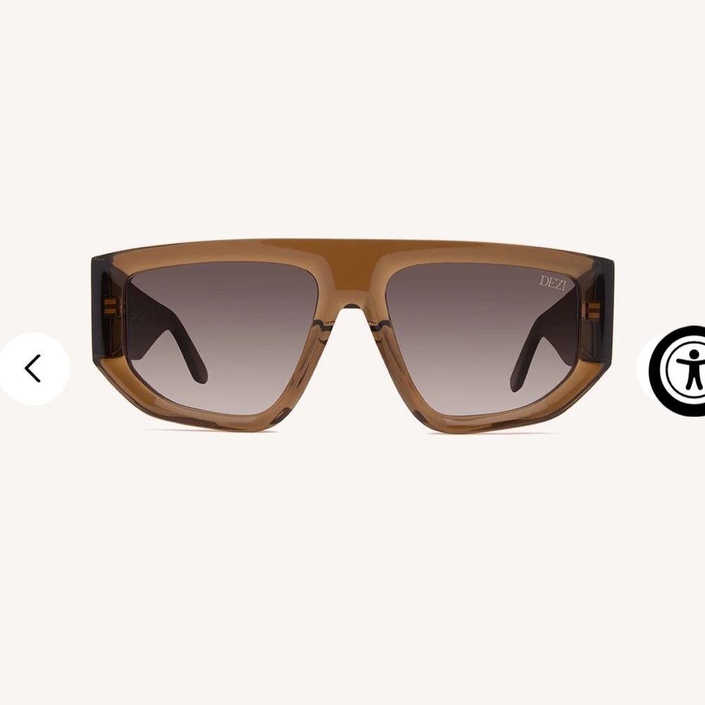 Dezi Backtrack Amber Faded Sunglasses
